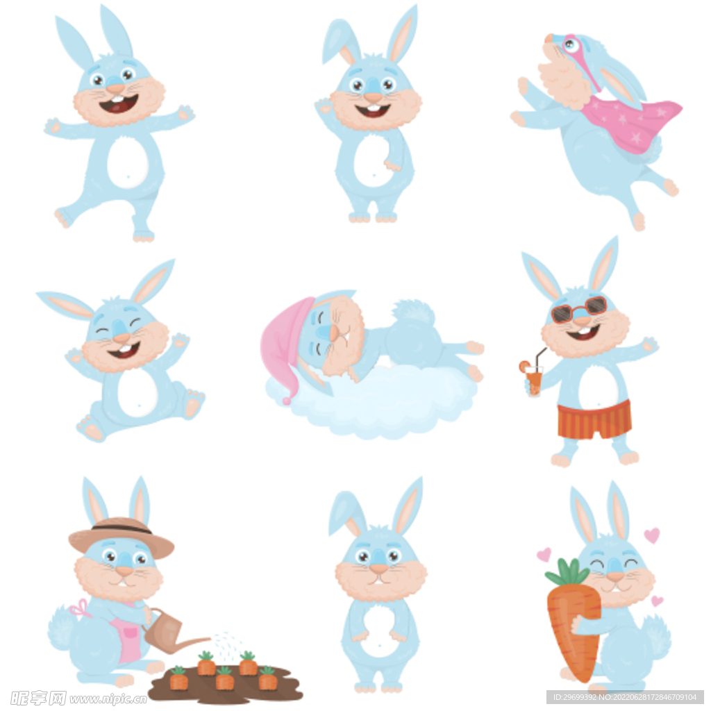 兔子插图