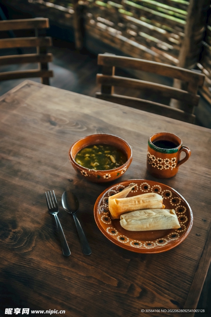 暗调茶饮美食
