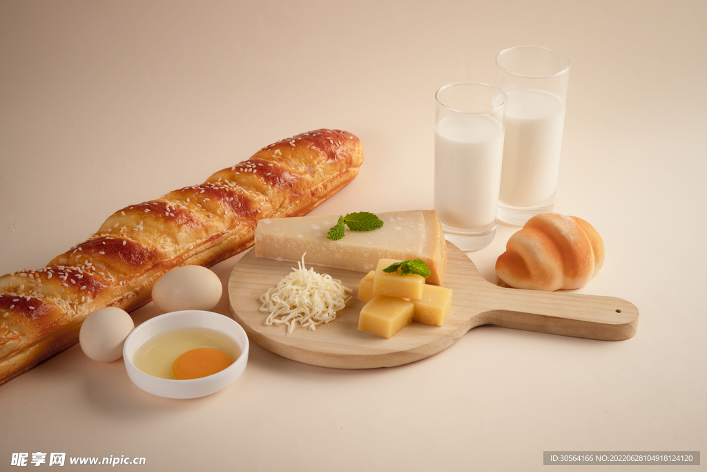 新鲜面包甜品零食