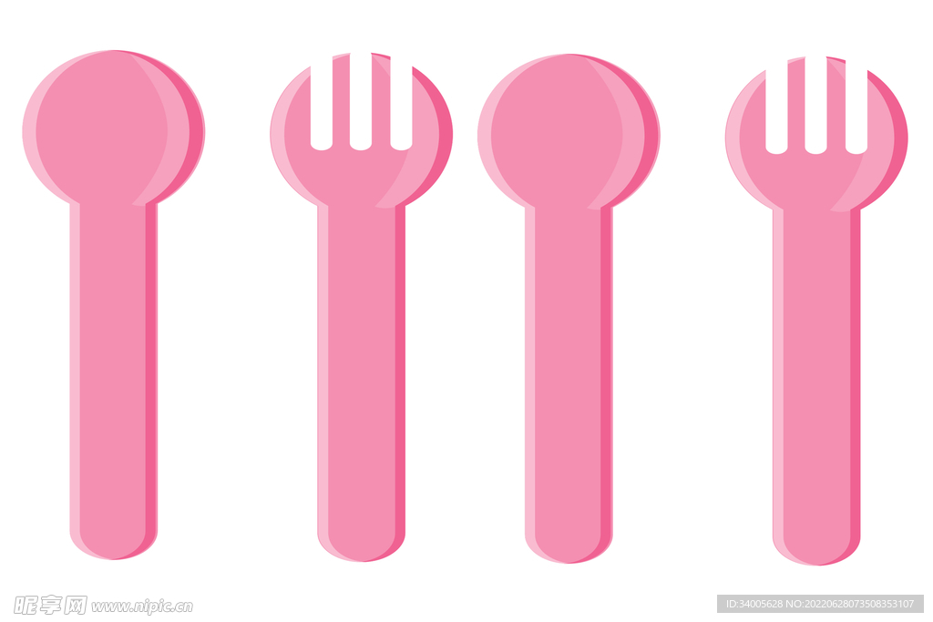 粉色勺子