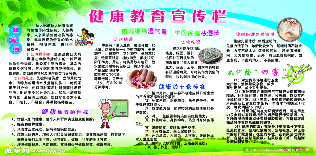 健康教育宣传栏