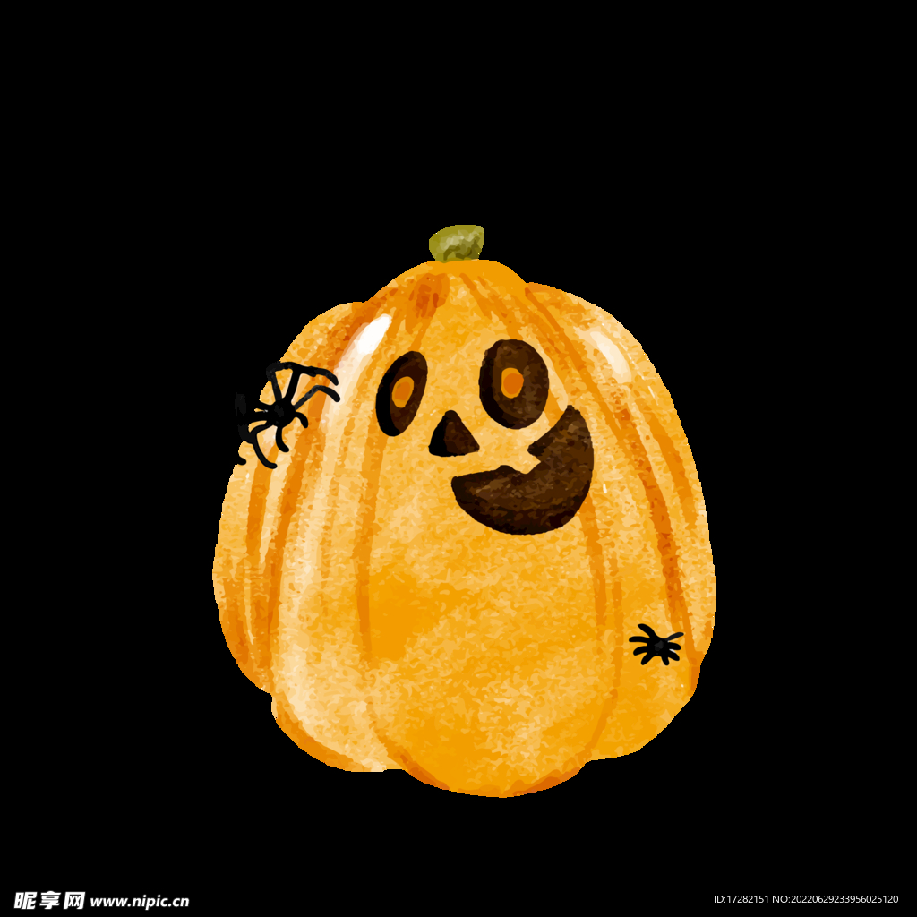  手绘卡通    万圣节   