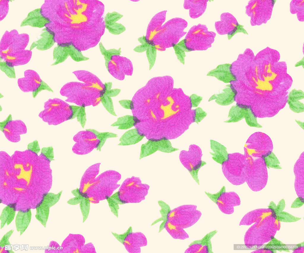 手绘花