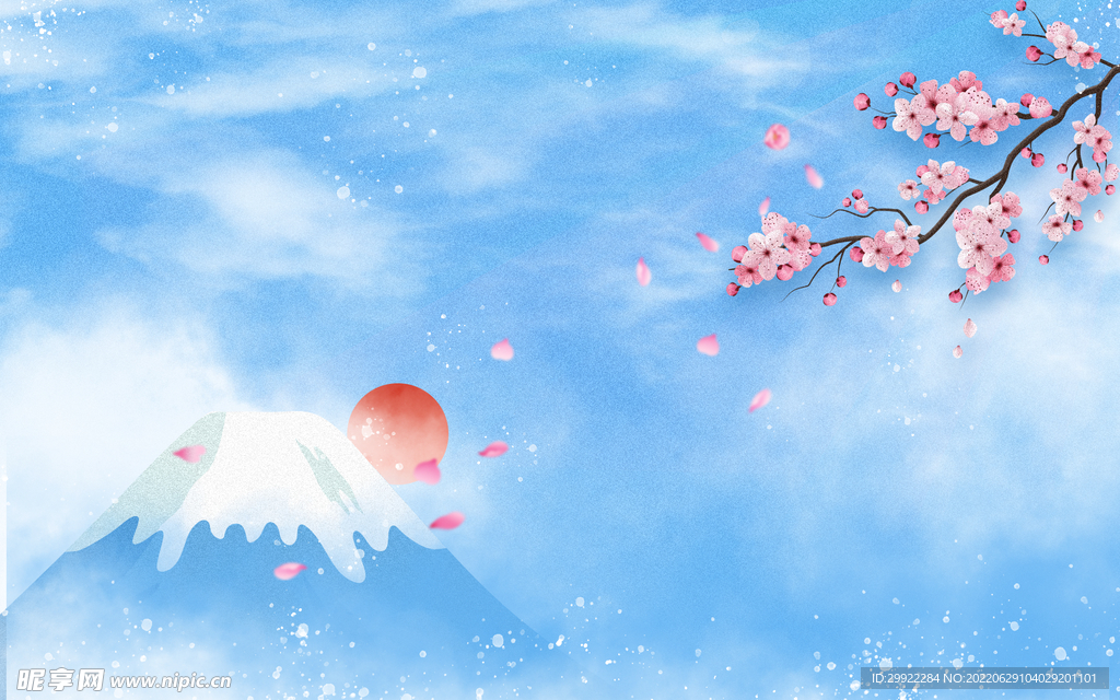 桃花   背景