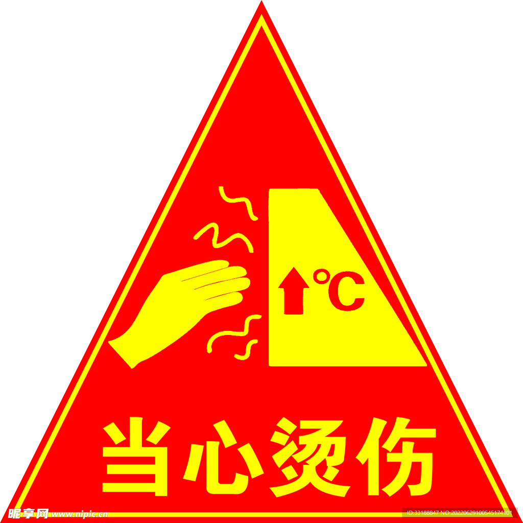 当心烫伤