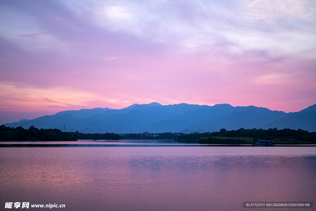 傍晚 晚霞 夕阳 日落 云彩 