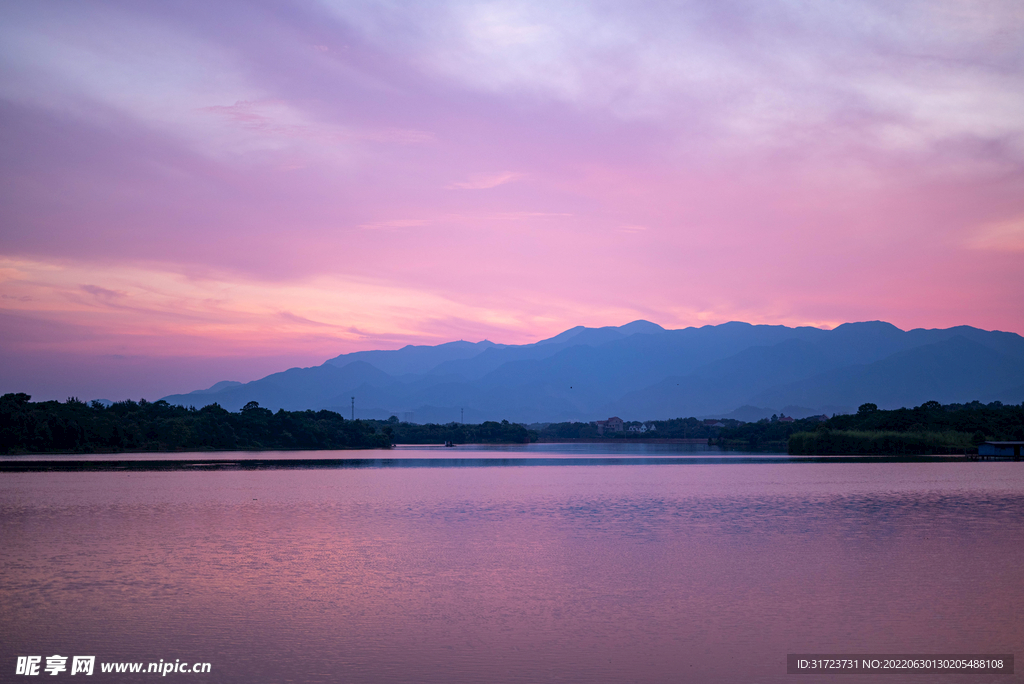 傍晚 晚霞 夕阳 日落 云彩 