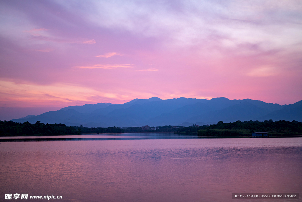 傍晚 晚霞 夕阳 日落 云彩 