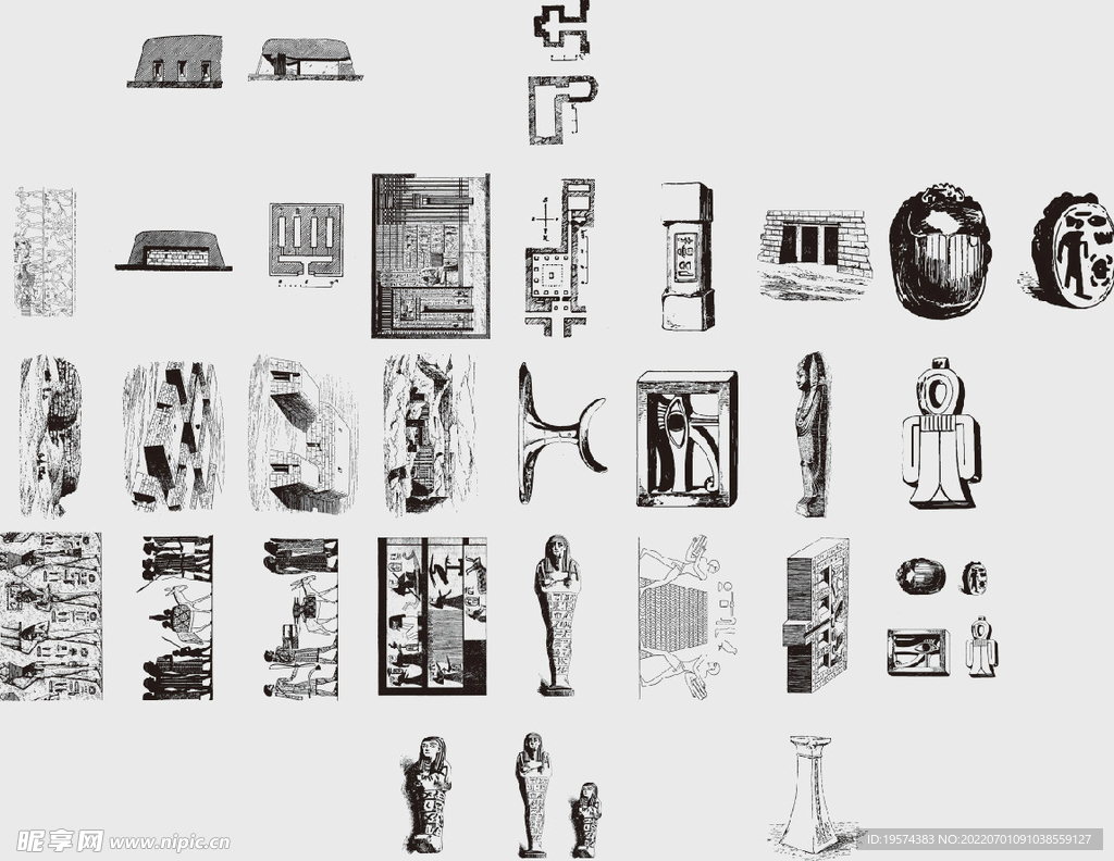 古埃及插图