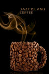 咖啡豆艺术海报