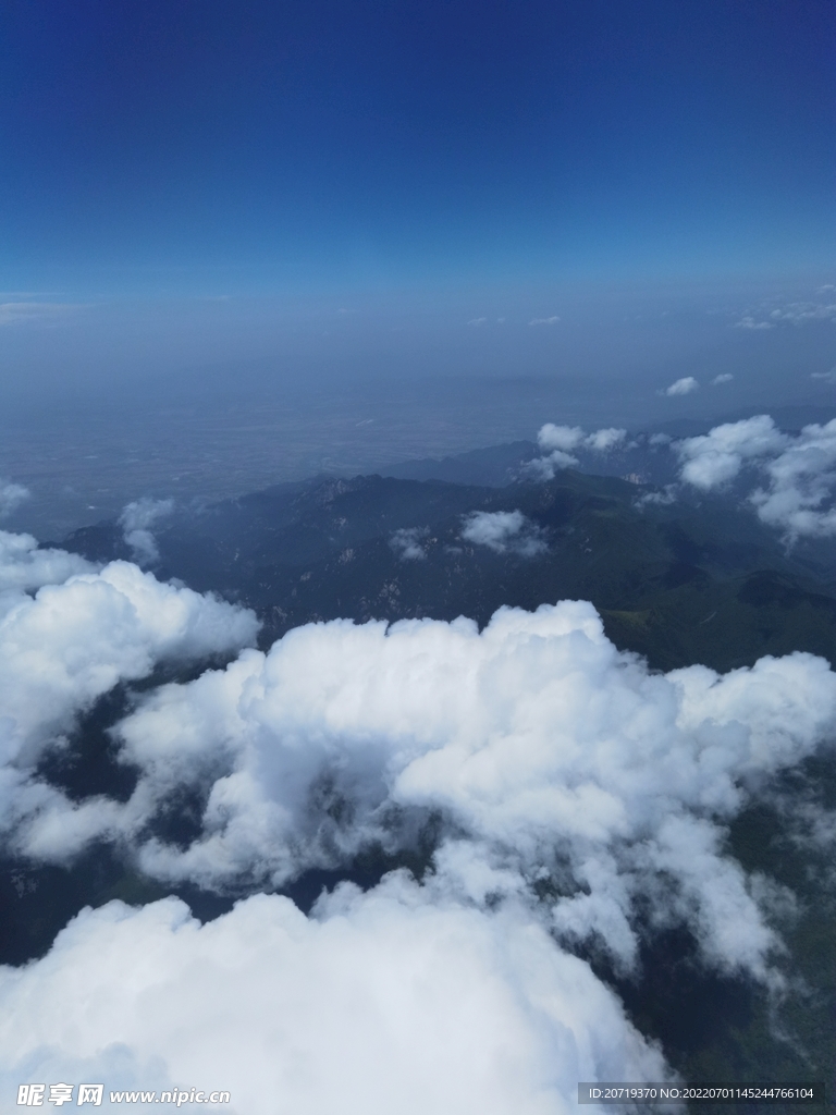 空中看秦岭