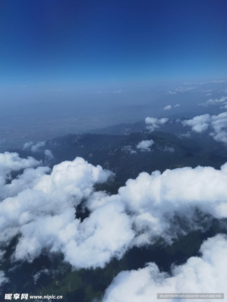 空中看秦岭