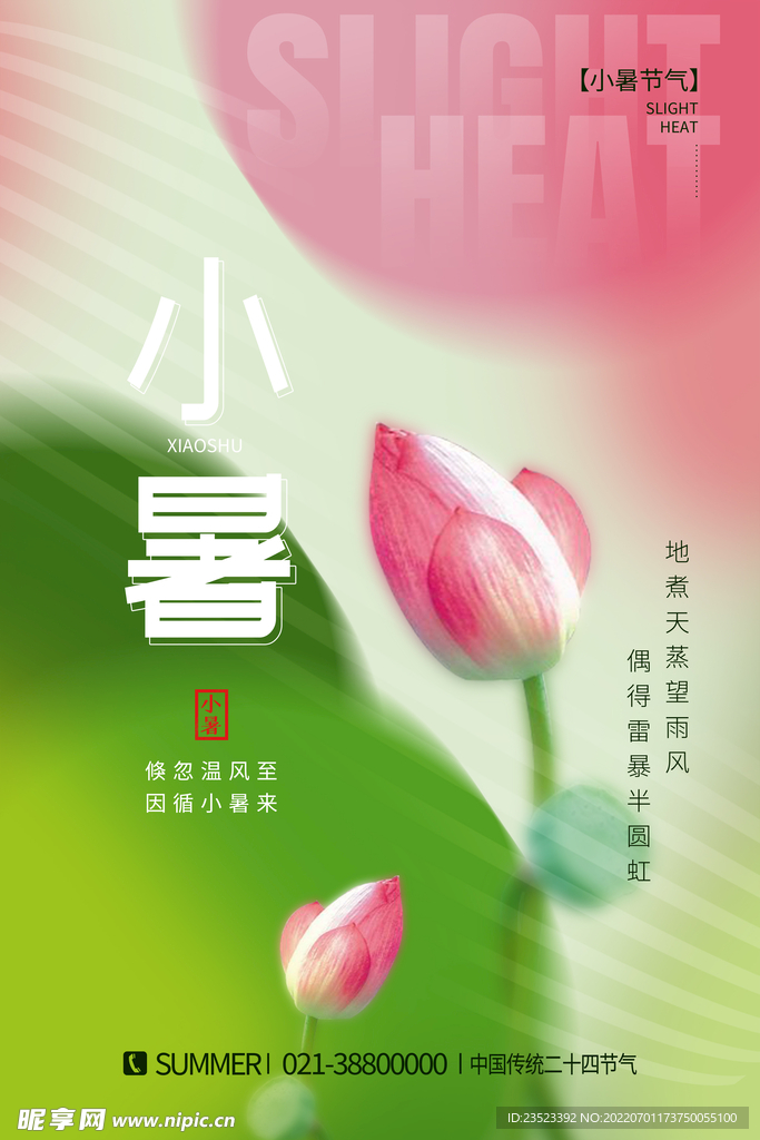 小暑海报