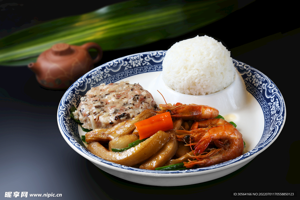 大虾美食米饭套餐