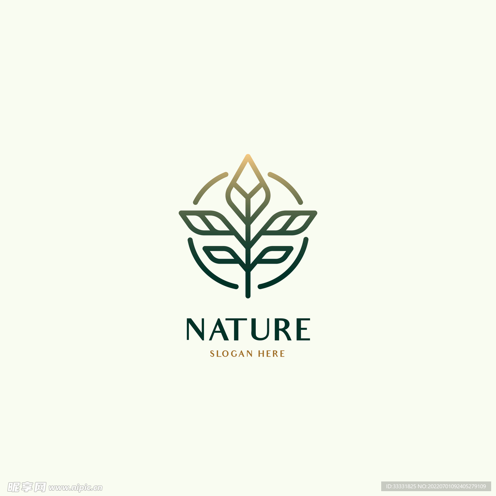 植物logo