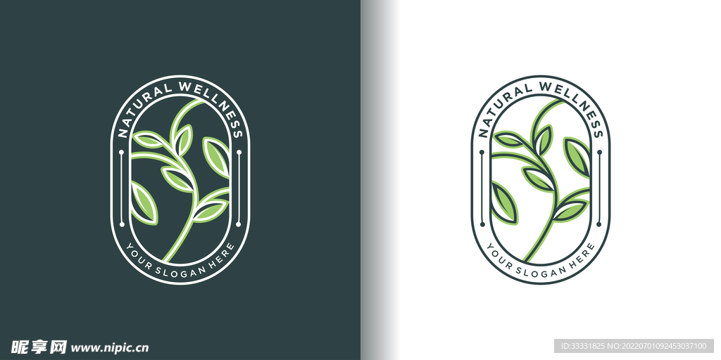 植物logo