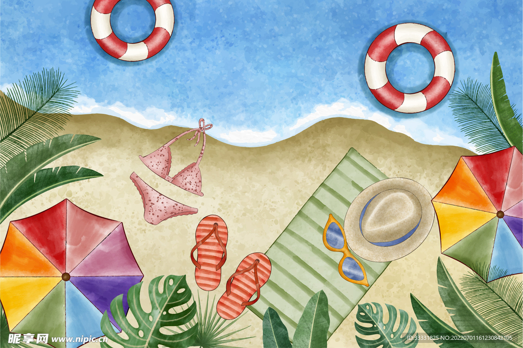 夏日背景