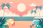 夏日背景