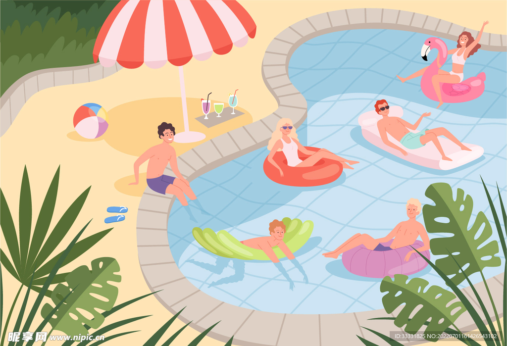 夏日背景