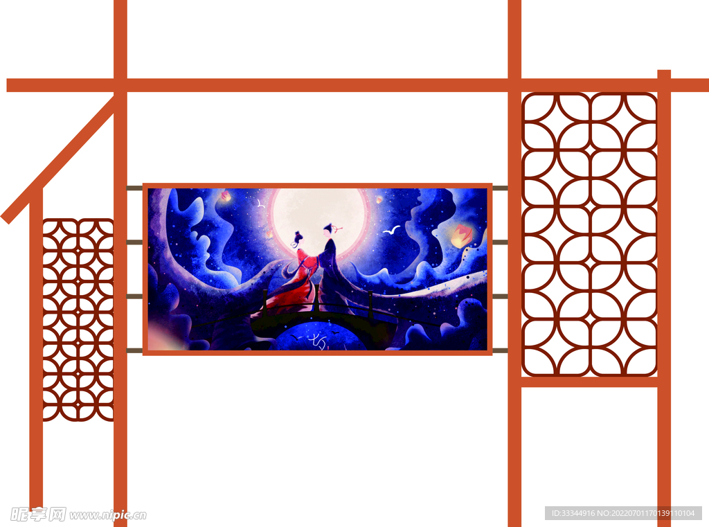 展架图