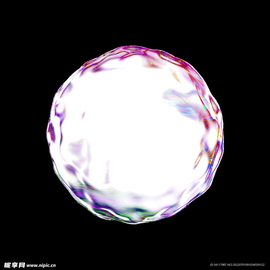 3D 矢量 气泡五颜六色