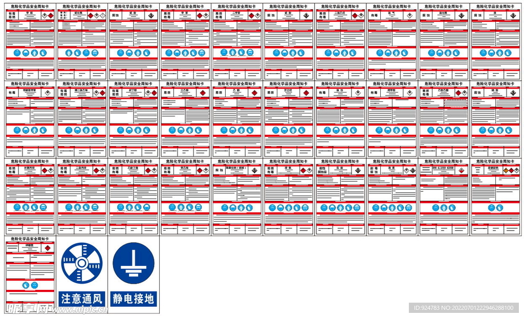 危险化学品安全周知卡