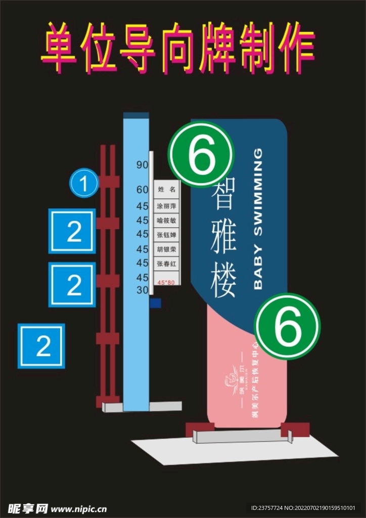 导向标识企业公司牌