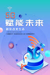 5G科技赋能未来宣传海报设计