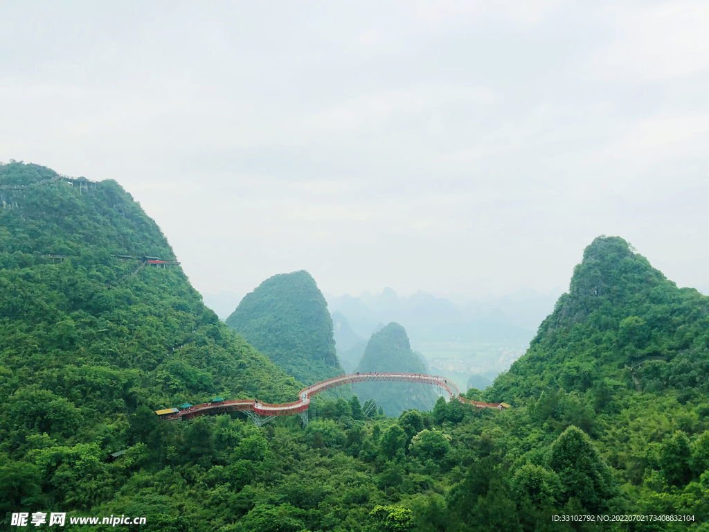 阳朔如意峰旅游景点