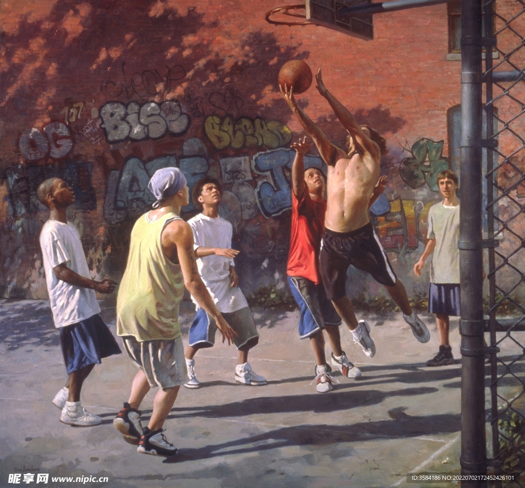 城市公园篮球