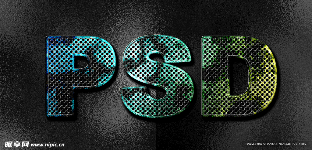 金属字