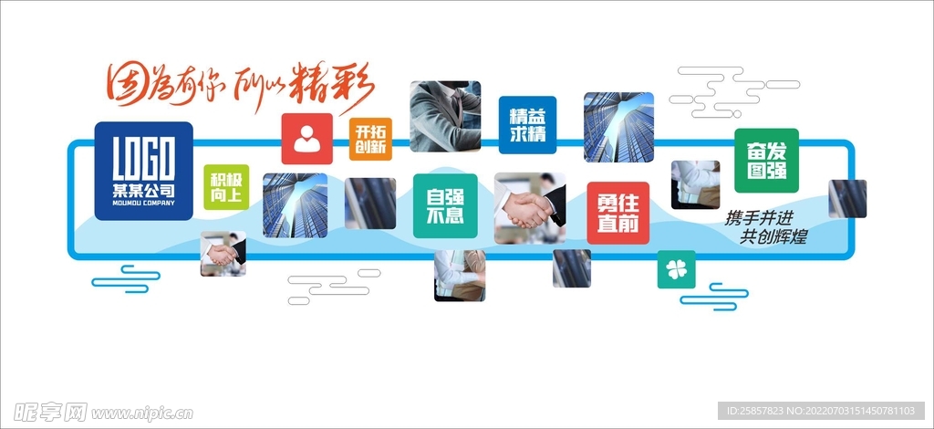 企业文化墙 