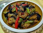 茄子烧油条