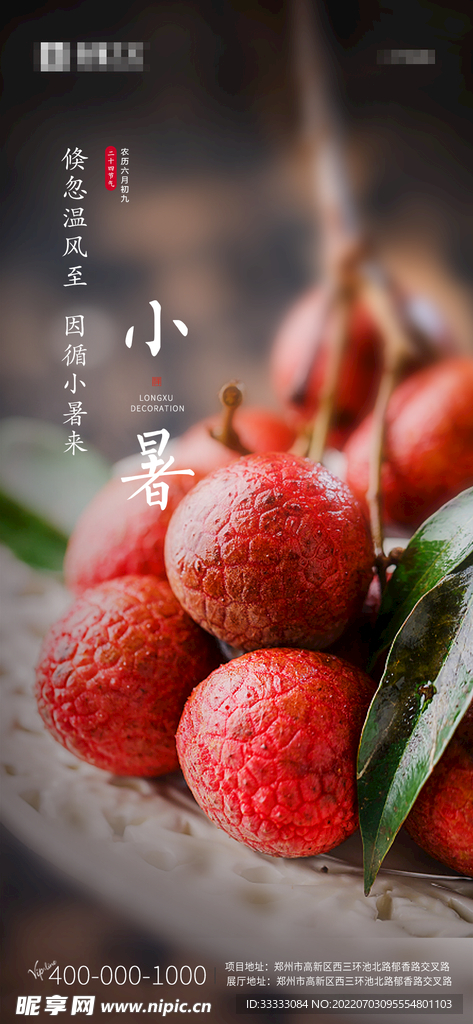 小暑海报