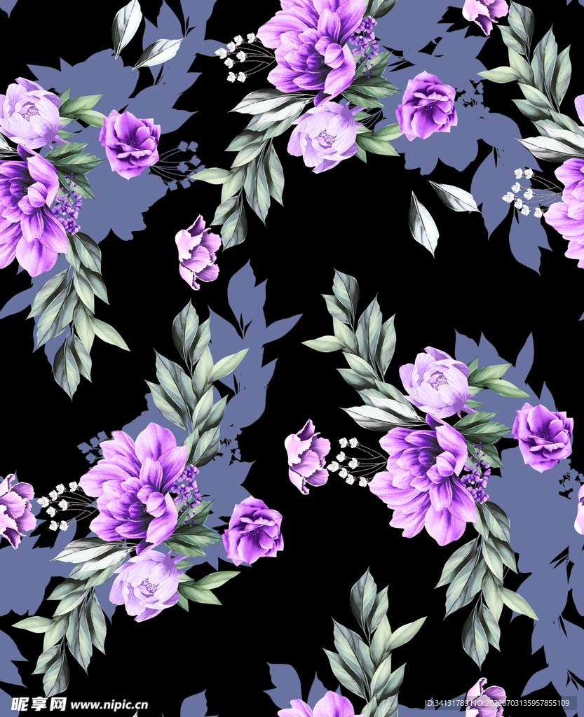 手绘花