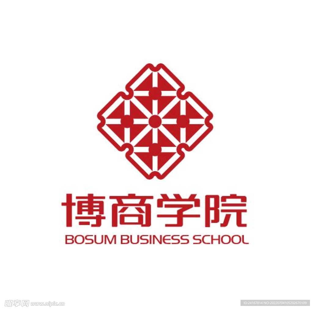 博商学院标志logo矢量