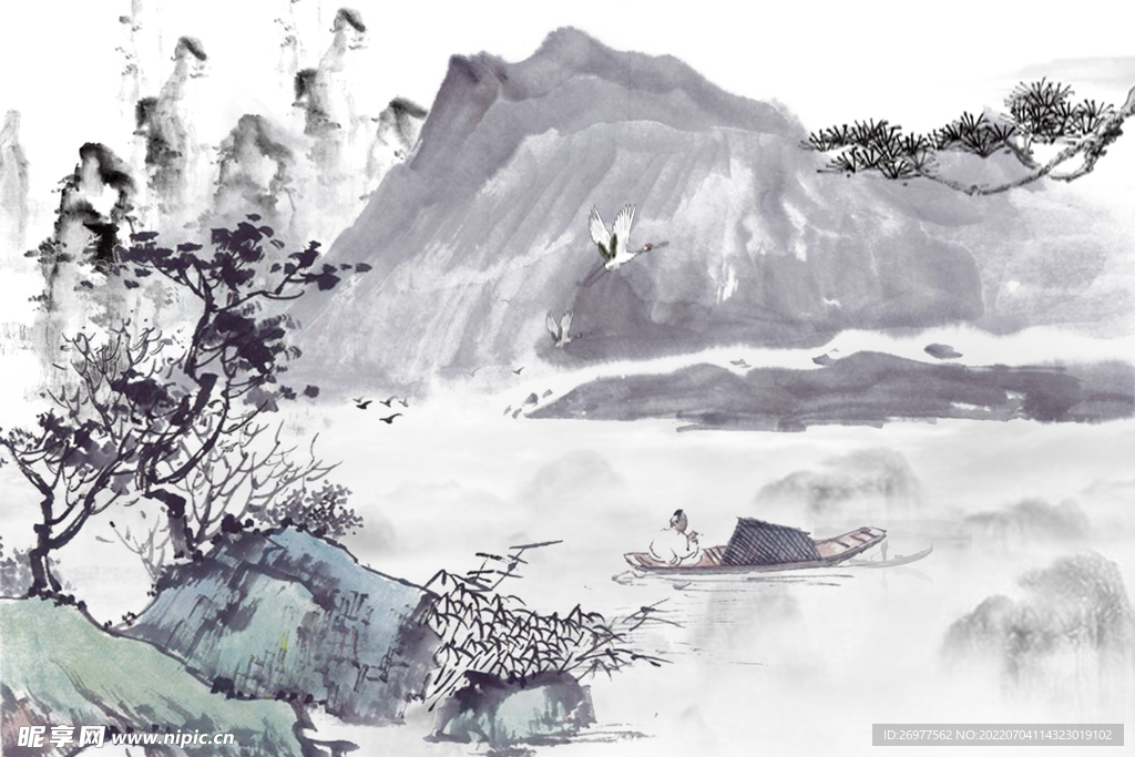 水墨国画 
