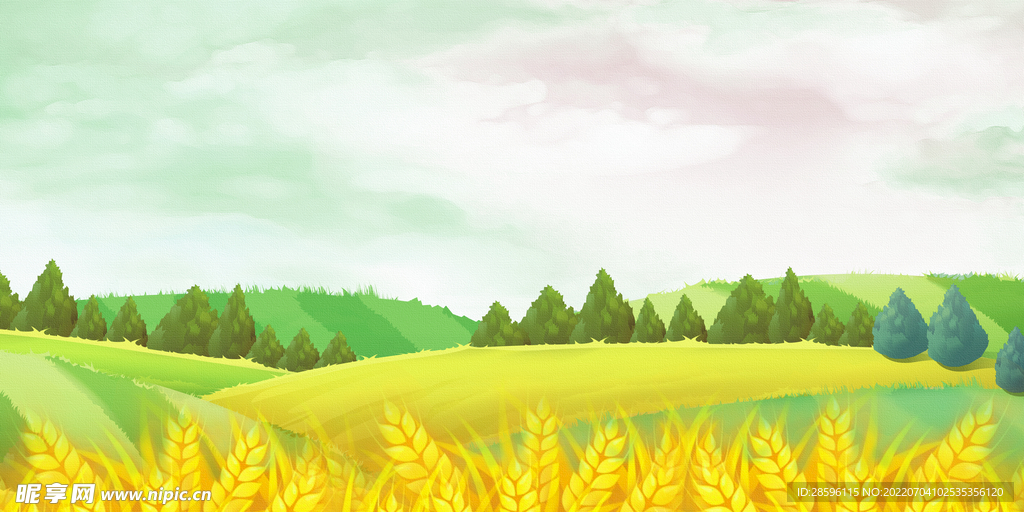 芒种插画           