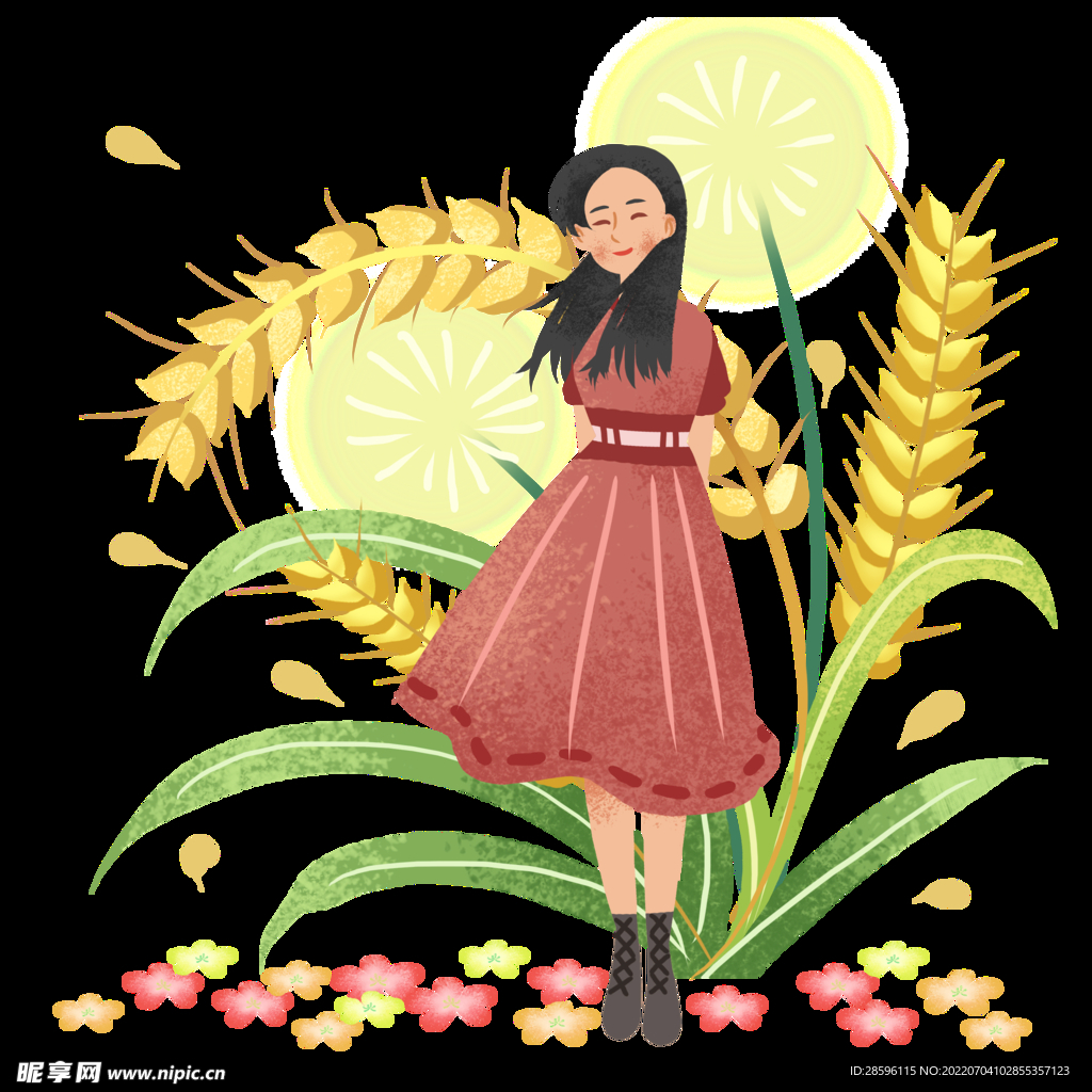芒种插画           