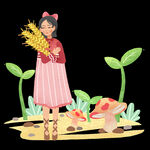 芒种插画           