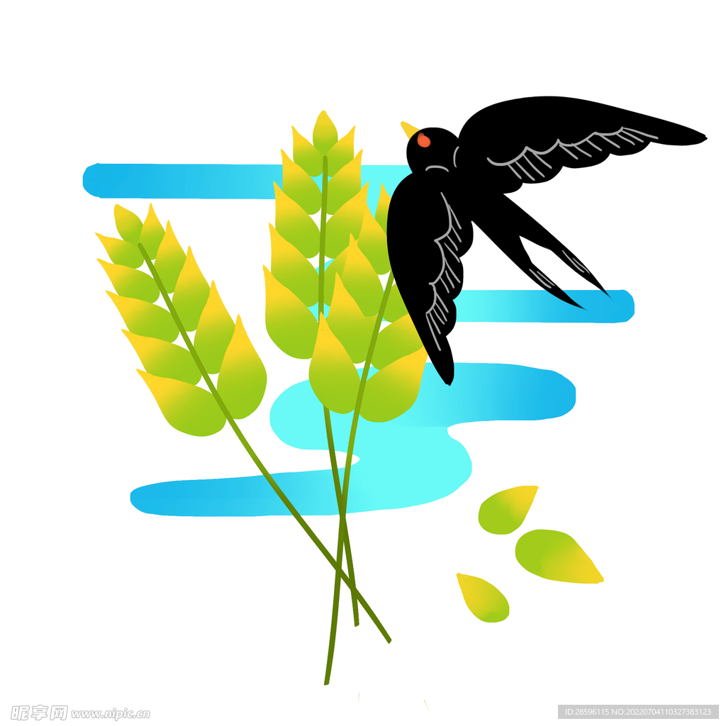 芒种插画           