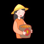 芒种插画           