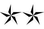 黑白五角星