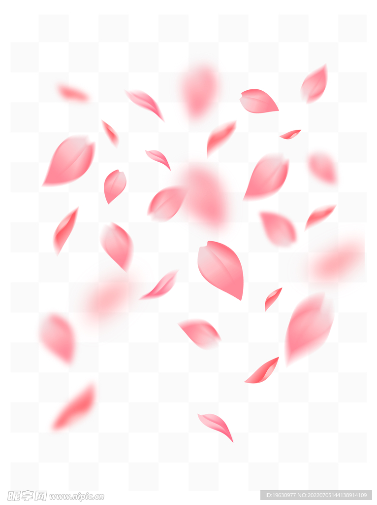 漂浮花瓣装饰