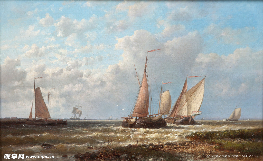 油画 