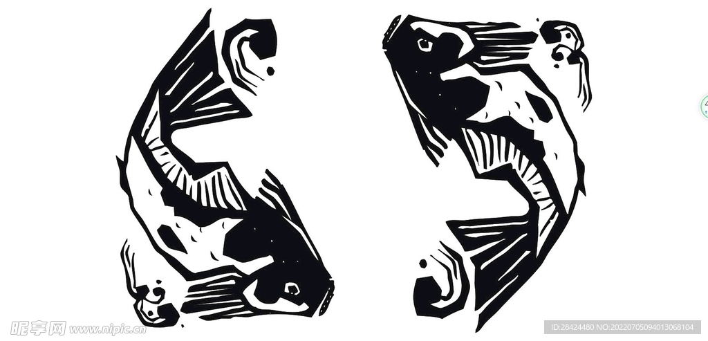 鱼  logo