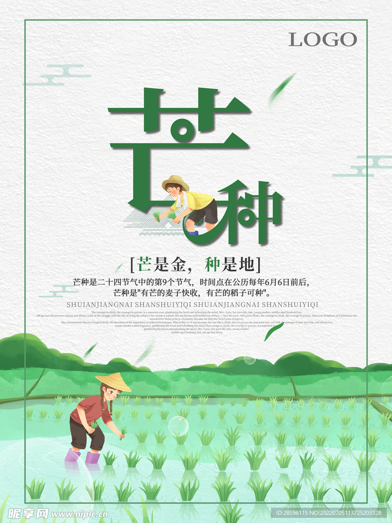 芒种插画           