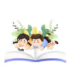孩子们在学习