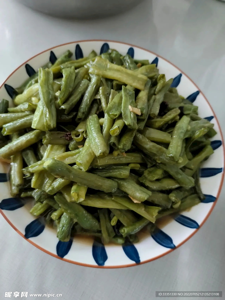 清炒四季豆