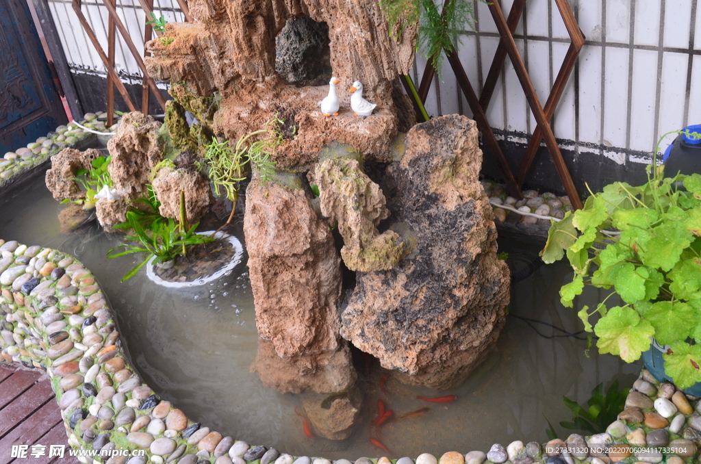 花园假山